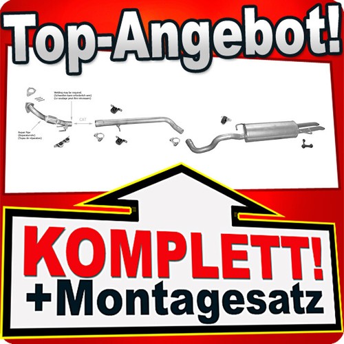 Auspuff für rohr - auspuff, vw